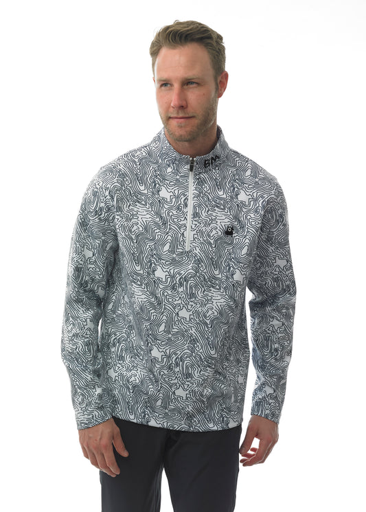 Midnight Doodle Quarter-Zip Pullover